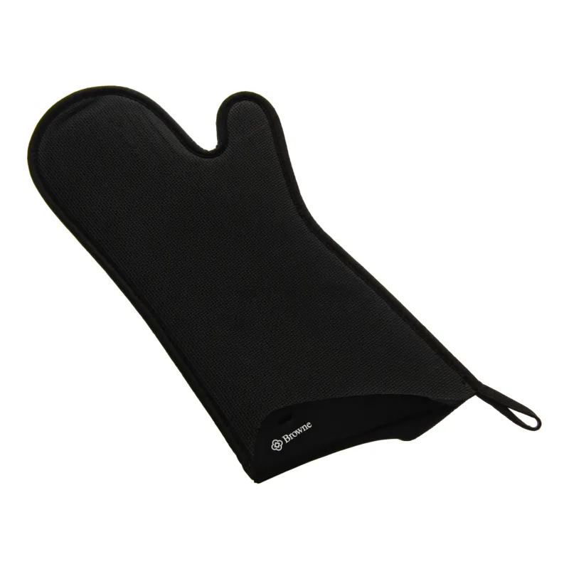 Browne Oven Mitt FLXz-Prene w Nomex Binding, Black