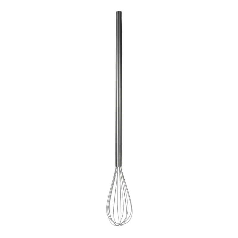 Browne Long Handle Whip, 40", Stainless Steel