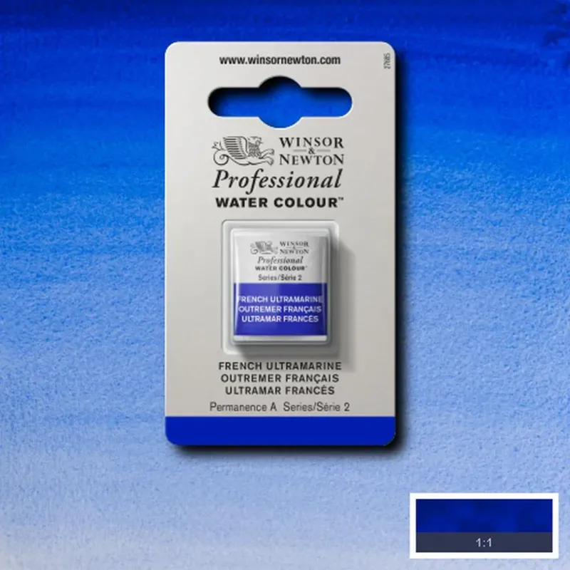 Professional Watercolour Series 2 Half Pan - French Ultramarine