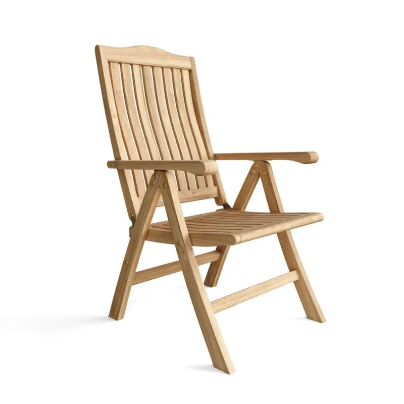 Katana 5-Position Recliner Armchair By Anderson Teak | Outdoor Chairs | Modishstore