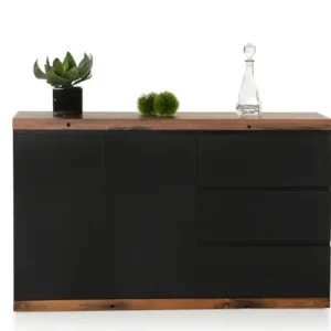 34' Black Mdf And Ship Wood Buffet By Homeroots | Sideboards | Modishstore