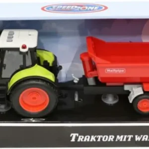 SZ Traktor mit Wannenkipper L&S Friktion Spielzeugtraktor
