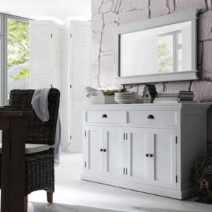 Modern Farmhouse White Buffet Server By Homeroots - 387886 | Sideboards | Modishstore