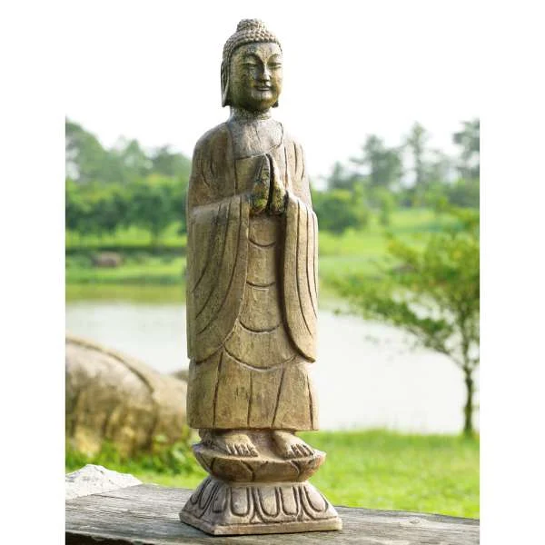 Meditating Garden Buddha By SPI Home | Sculptures | Modishstore