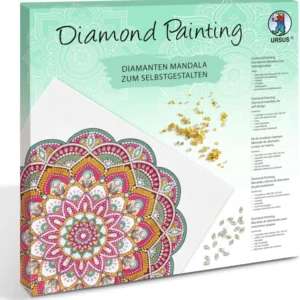 Diamond Painting Mandala Set 30x30cm - Funkelnde Wanddeko