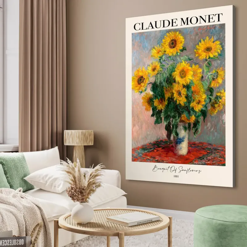 Canvastavla - Bouquet of Sunflowers