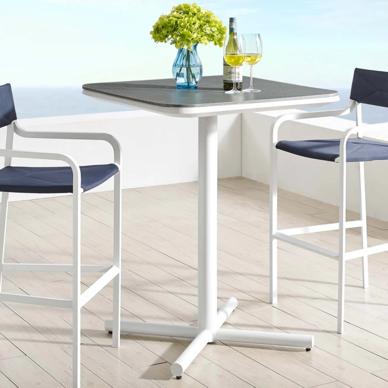 Modway Raleigh Outdoor Patio Aluminum Bar Table - EEI-3575 | Bar Tables | Modishstore - 1