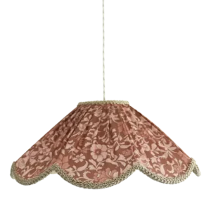 Françoise Printed Floral Pendant Light "Auburn Flowers"