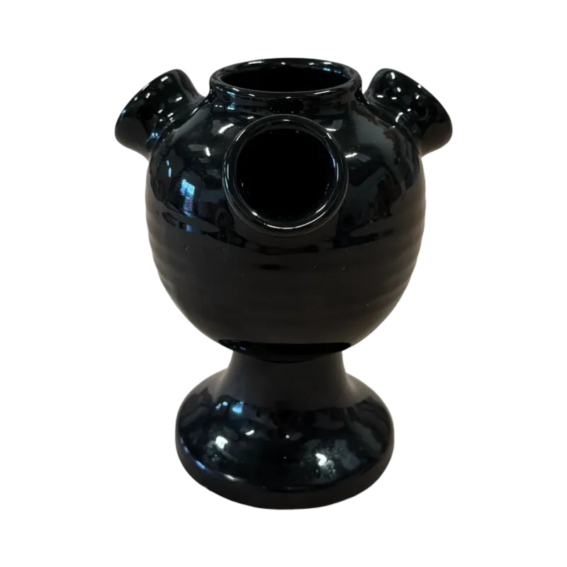 Stoneware Tulipiere - Glossy Black