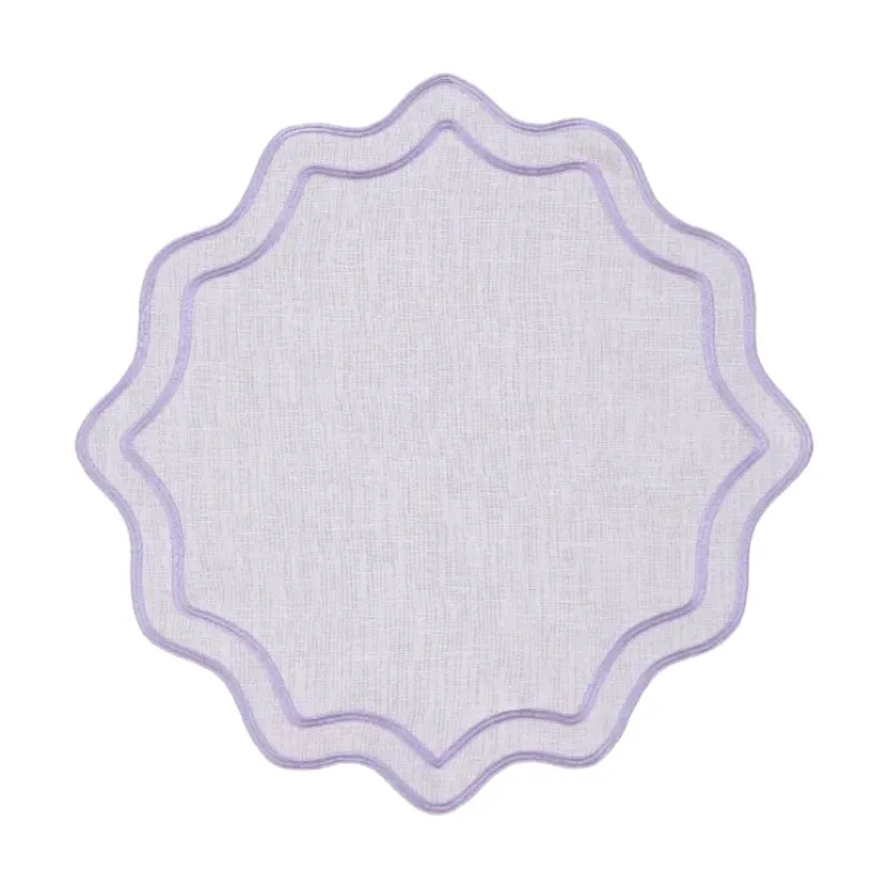 Bloom Placemat, Violet with Violet