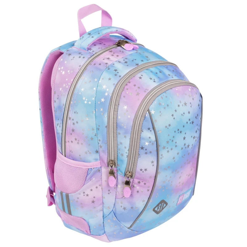 School Bag 15 Inch - Pastel Stars