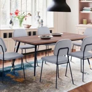 Messina and Lucy 7 Piece Rectangular Dining Set By Armen Living | Dining Sets | Modishstore