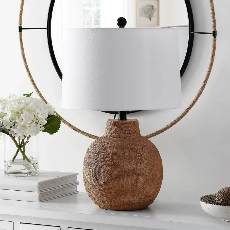 Safavieh Acer Table Lamp - Body Weight In 2.0-2.3 Kg. Color Like Photo | Table Lamps | Modishstore