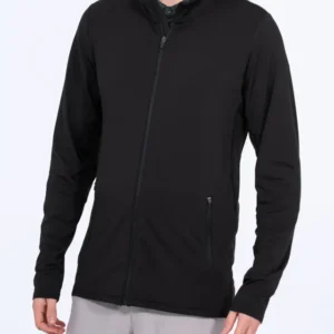 Parell Active Tall Zip Through Golf Training Top (black)