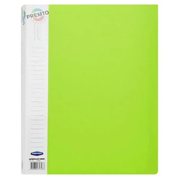 A4 40 Pocket Display Book - Caterpillar Green