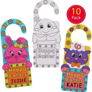 Easter Colour-in Door Hangers (10)