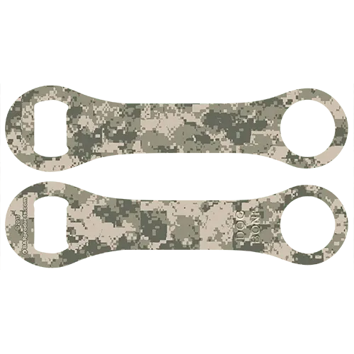 Digital Camo Dog Bone Opener