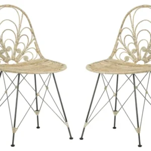 Safavieh Madeline Rattan Dining Chair | Dining Chairs | Modishstore - 1