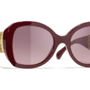 Gafas de Sol CHANEL 5531 Rojo pardo 53 20 140