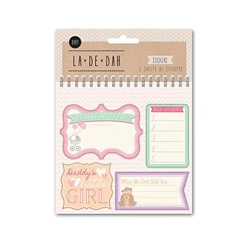 LA DE DAH BABY STICKER BOOK- GIRL