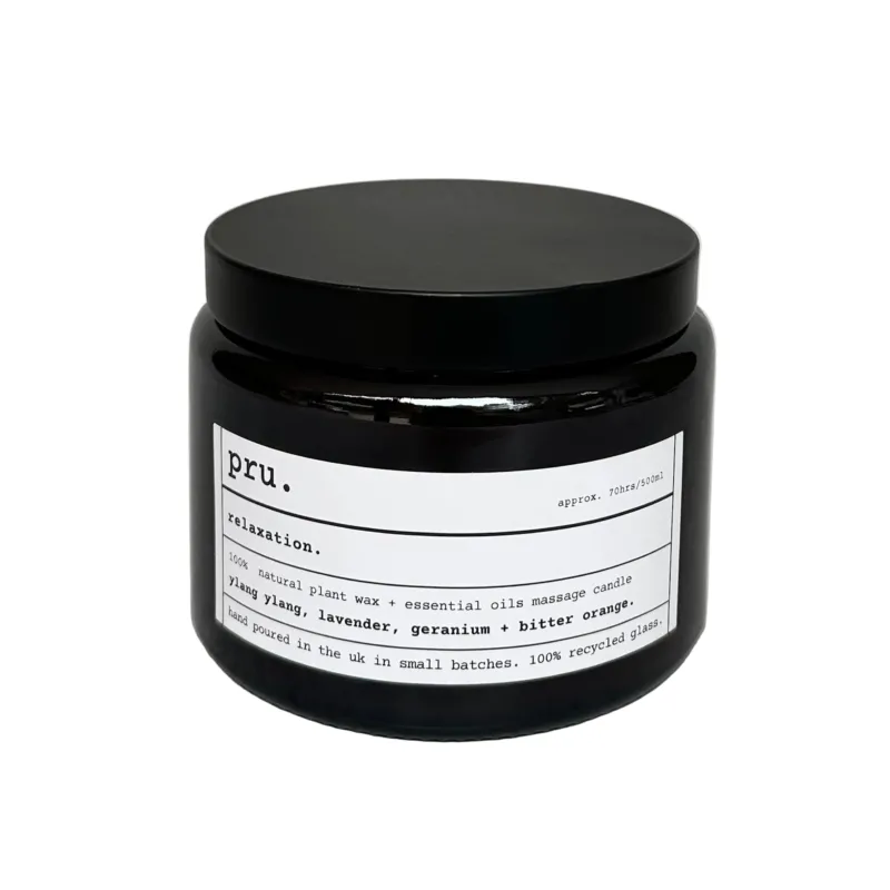 Apothecary 100% Essential Oil Massage Candle - Relaxation