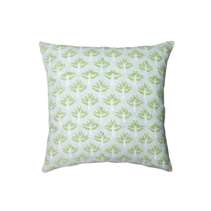 Zeenat Throw Pillow Cover - Powder Blue