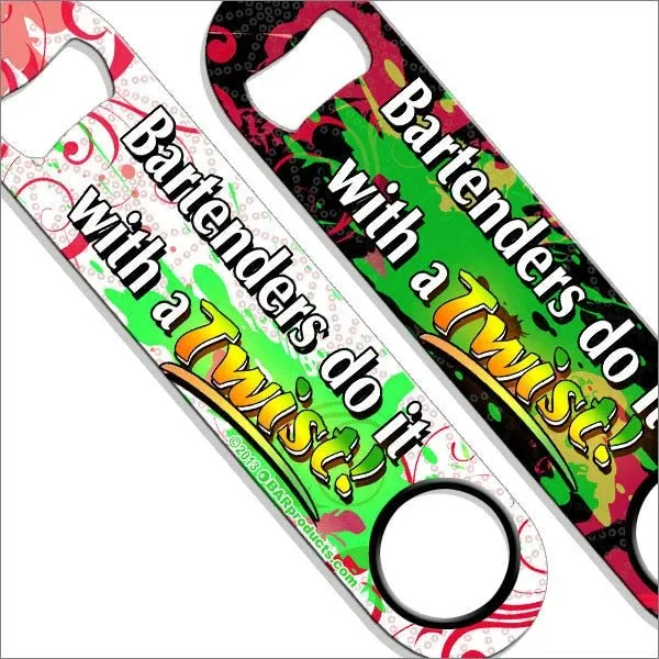 ''Bartenders do it with a Twist'' Kolorcoat™ Speed Opener